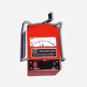 Insulation Tester Hand Driven Generator Type – Model : CIE / 444 (Metal Body) 100Volts-5000Volts
